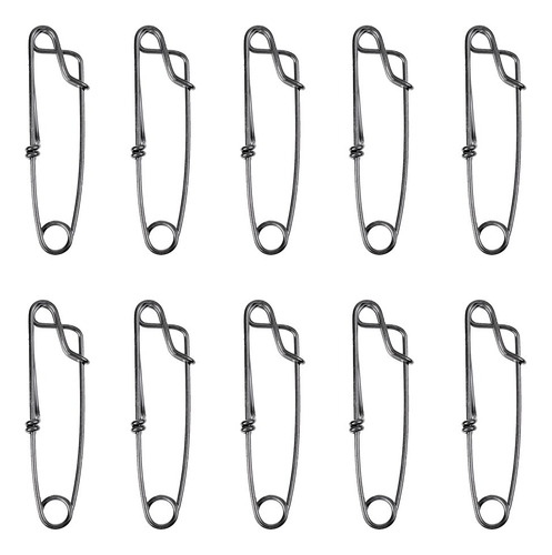 Clip De Palangre De Material Acero Inoxidable De 60 Piezas