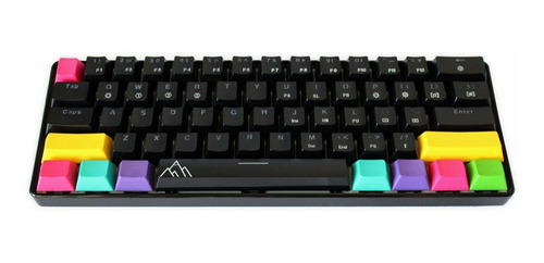 Teclado Mecanico 60% Gateron Red Switches Asceny One Lights 