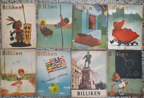 Billiken Año 1958 8 Revistas Bien Conservada Unico Dueño C/u