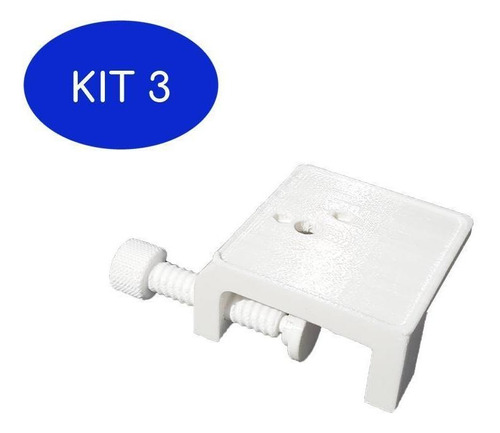 Kit 3 Suporte Para Babá Eletrônica Médio Berço