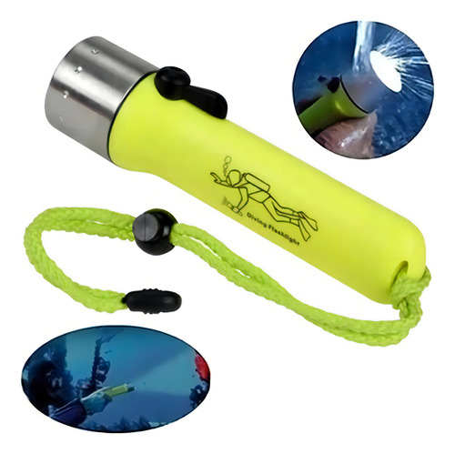Linterna para buceo Linterna táctica 180lm 3w