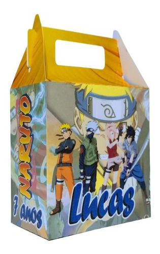 15 Sacolinhas Maletinha Surpresa Naruto