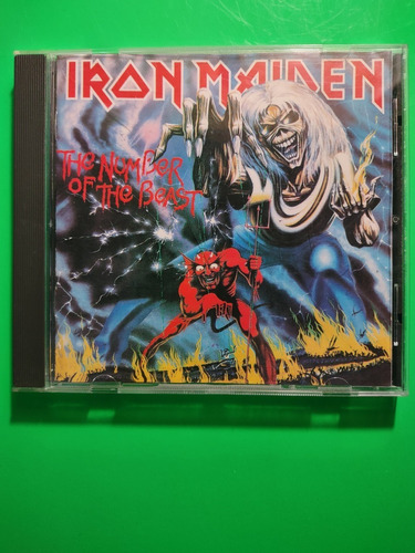 Iron Maiden - The Number Of The Beast (cd, 1988 Holanda)