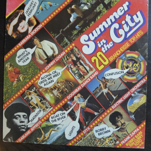 Vinilo Summer In The City Frank Zappa, Elo, Toto, Tozzi Bte2