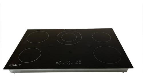 Parrilla 5 Quemadores De Inducción Magnética A 110-127 Volts Color Negro