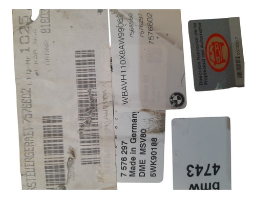 Ecu Modulo De Inyeccion Bmw 323i 2008