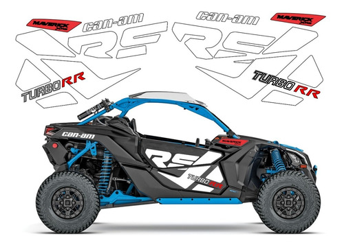 Sticker Calca Can Am Maverick X3 Rs Rc Ds Turbo Rr 2 Puertas