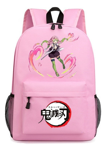 Mochila Anime Demon Slayer:negro/color Mochila Para Portátil De 15''