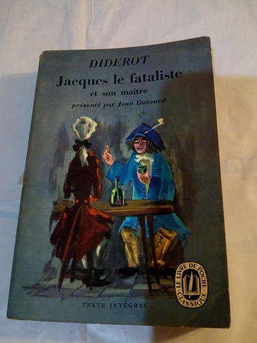 Jacques Le Fataliste Et Son Maître De Diderot (usado)