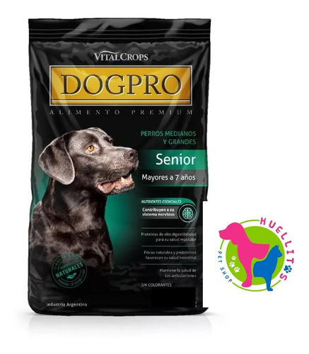 Dogpro Alimento Perro Senior X7,5 Kg -e/g Z/o Huellitas Pet 