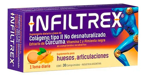 Suplemento Dietario Infiltrex 30 Comprimidos