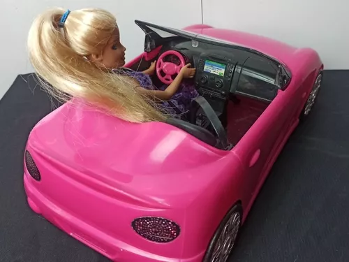 Barbie Carro Conversível Rosa com Boneca - Mattel