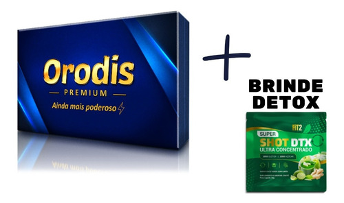Orodis Premium Sublingual Original 1 Caixa Com 10 + Detox 