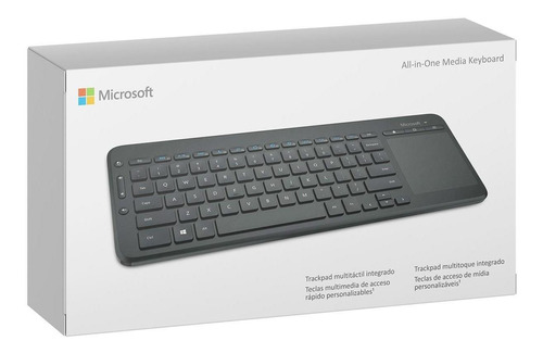 Teclado Microsoft Keyboard All-in-one Wireless Spanish Black