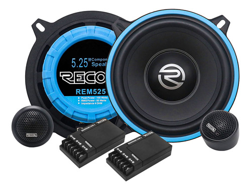 Recoil Rem525 Echo Series 5.25 Pulgadas Sistema De Altavoces