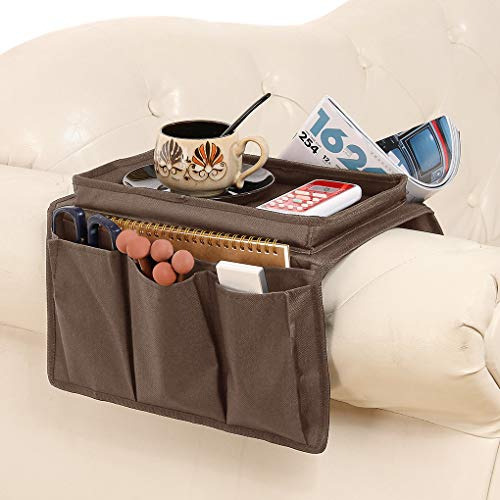 No-slip Couch Sofa Armrest Organiser Arm Chair Caddy Be...