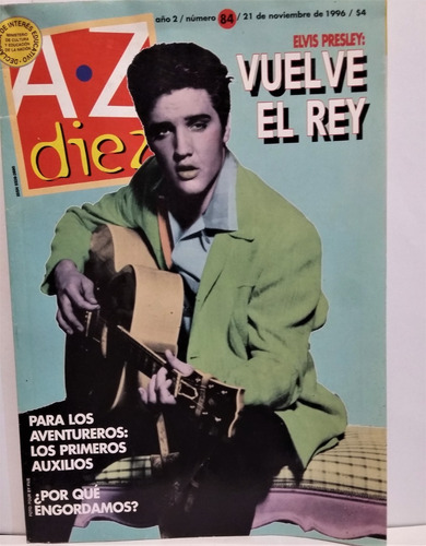 Revista Az Diez Nº 84 Elvis Presley Olaf El Vikingo Garfield