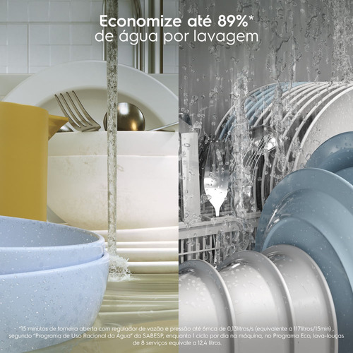 Lava-louça Electrolux 8 Serviços Branca Lava E Seca 50' Lb08 127V