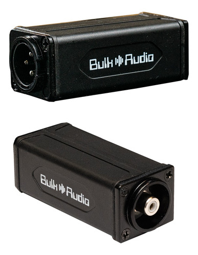 Combo 2 Cajas Directas Para Dj De Rca A Xlr Macho Con Trafo