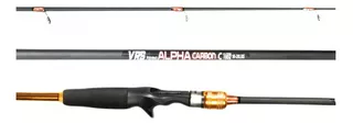 Vara De Pesca Carretilha Alpha Carbon 1,65m 20lbs