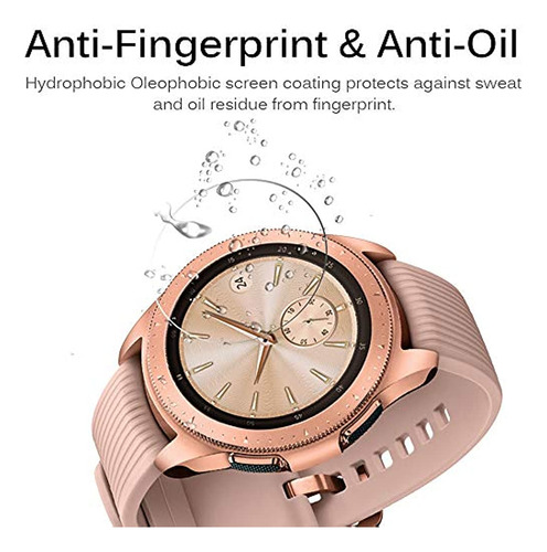 [paquete 2 + 1] Funda Samsung Galaxy Watch De 42 Mm Compatib