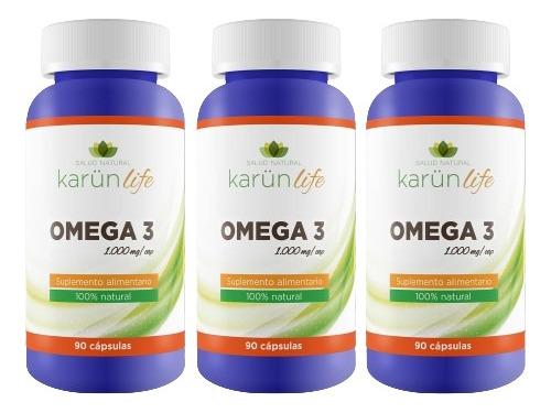 Omega3 Premium Pack/3 Frascos/270 Capsuslas Capsula Blanda