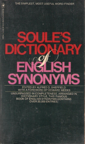 Soule's Dictionary Of English Synonyms