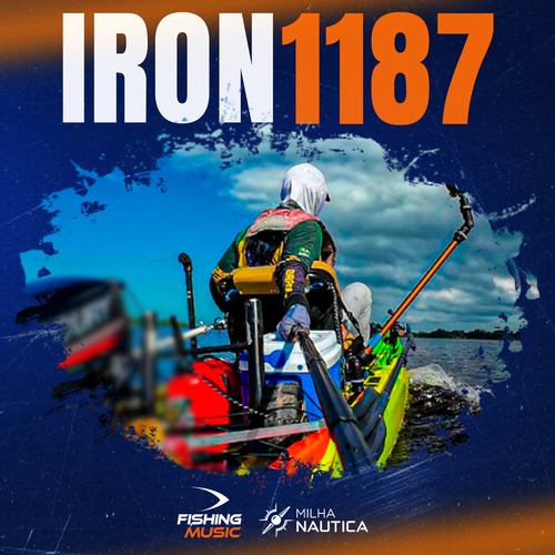 Caiaque De Pesca Iron 1187 Personalizado Milha Náutica Cor Tropical Sea
