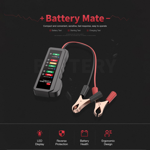 Luces Led De Batería Para Motocicletas Tester, Función De Ve