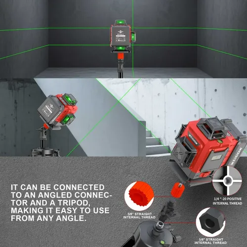 Nivel Láser 4d360 Autonivelante Con Trípode Para Construcció | Meses ...