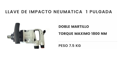 Imagen 2 de 10 de Llave Pistola Impacto Neumatica 1 Pulgada 1800nm Rotake 5570