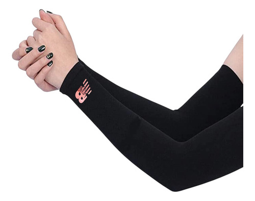 Mangas New Balance Deportivas Mujer Sol Y Frio 360 Stretch Unitalla Negro
