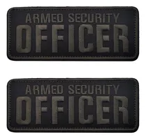 Comprar Parche De Oficial De Seguridad Armada, Parches Bordados, Mor