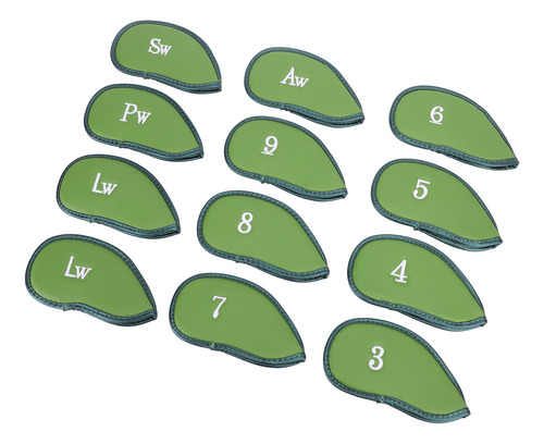 Juego De 12 Fundas Iron Cover, Números, Cabeza Protectora Su