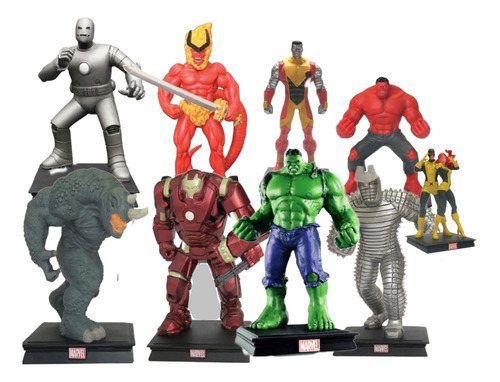 Marvel 3d Salvat Figuras Especiales Colección Completa