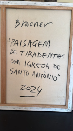 Carlos Bracher ( Igreja De Santo Antônio ,tiradentes (p 2 (Usado)