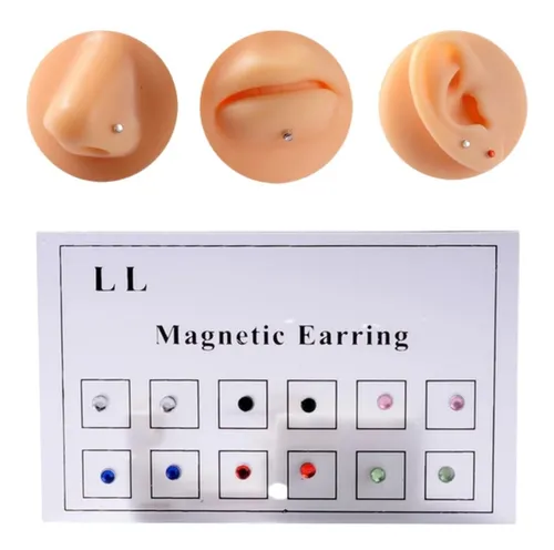 comprar Piercing Simuladores Aretes Imán Nariz Oreja Sin Perforacion
