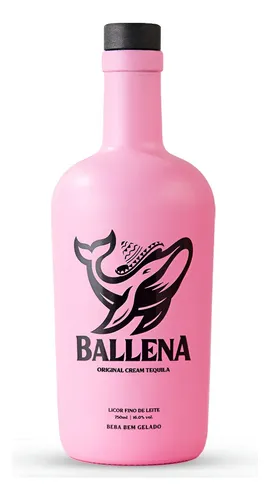 🍓Ballena Licor de Morango Com Tequila 750ml