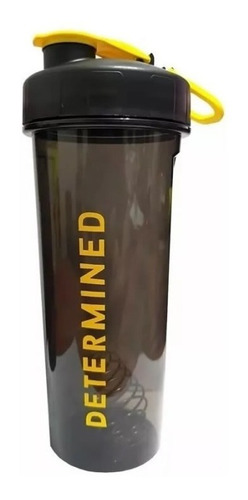 Shaker Determined Licuado Vaso Gym Caramañola 750 Bpa Free