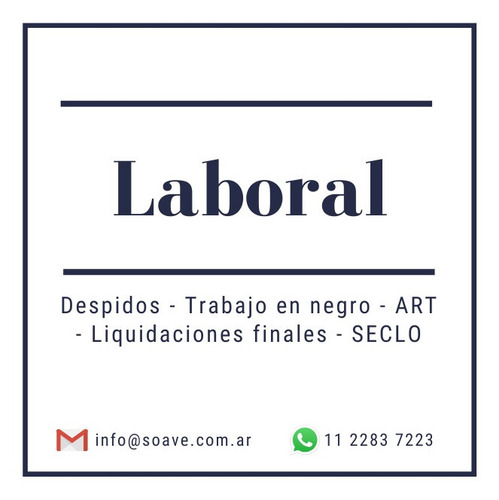 Imagen 3 de 9 de Abogados - Civil - Laboral - Registro De Marcas - Jubilación