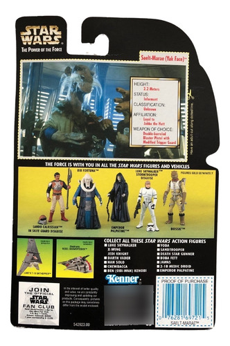 Star Wars Power Of The Force Saelt Marae Yak Face