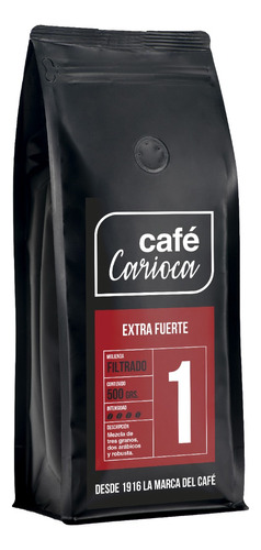 Café El Carioca Extra Fuerte 500g Molido Para Filtrado