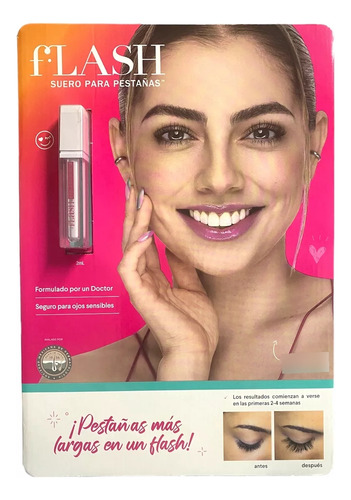 Flash Suero Para Pestañas Largas 2ml