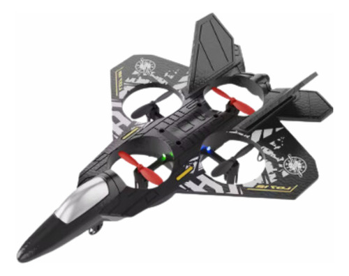 Avião De Controle Remoto Para Crianças Cor Cinza