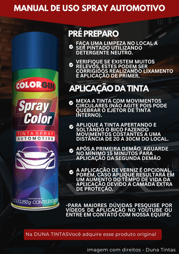 Tinta Spray Automotivo Verde Amazonas L518 Fusca Vw 300ml