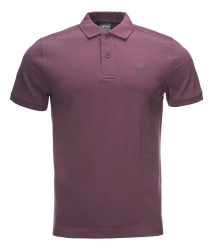 Polera Hombre Lippi First Class Elastic Polo Vino