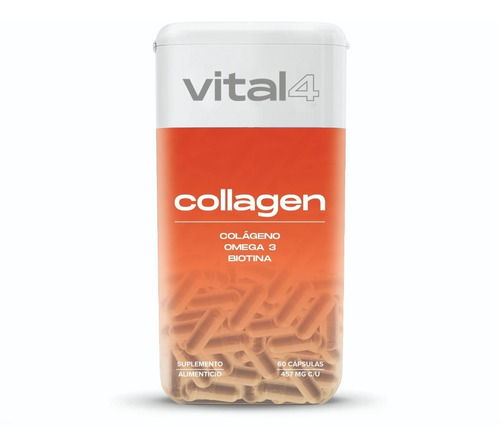 Boost Colágeno Vital4 Omega 3 Biotina Vitamina E 60 Cápsulas