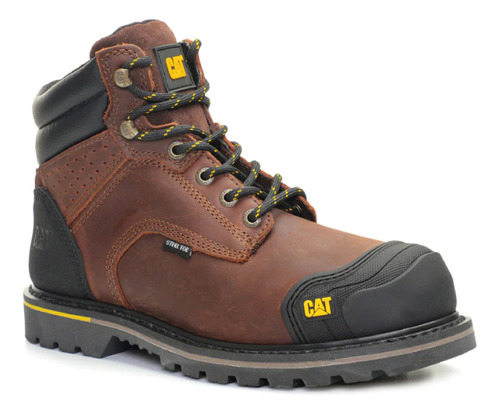 Bota De Seguridad Quantum St M4 Caterpillar Dieléctrico Café