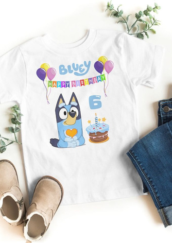 Bluey - Polo De Cumpleños / Fiesta Infantil