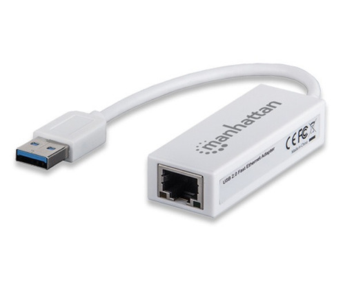 Adaptador De Red Usb A Rj45 Tarjeta De Red Manhattan 506731 